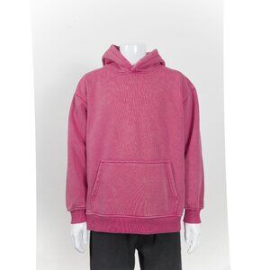 HIGH LEVEL HL Menswear Pink Stonewashed hoodie 360gsm 100% cotton plush lining